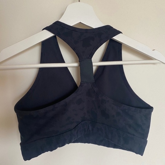 Alphalete black gym workout activewear Sports Bra - small - Picture 3 of 4